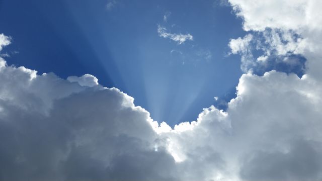 Clouds ray of sunshine sky - Download Free Stock Photos Pikwizard.com